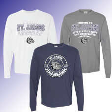 STJ Football Long Sleeve Tee